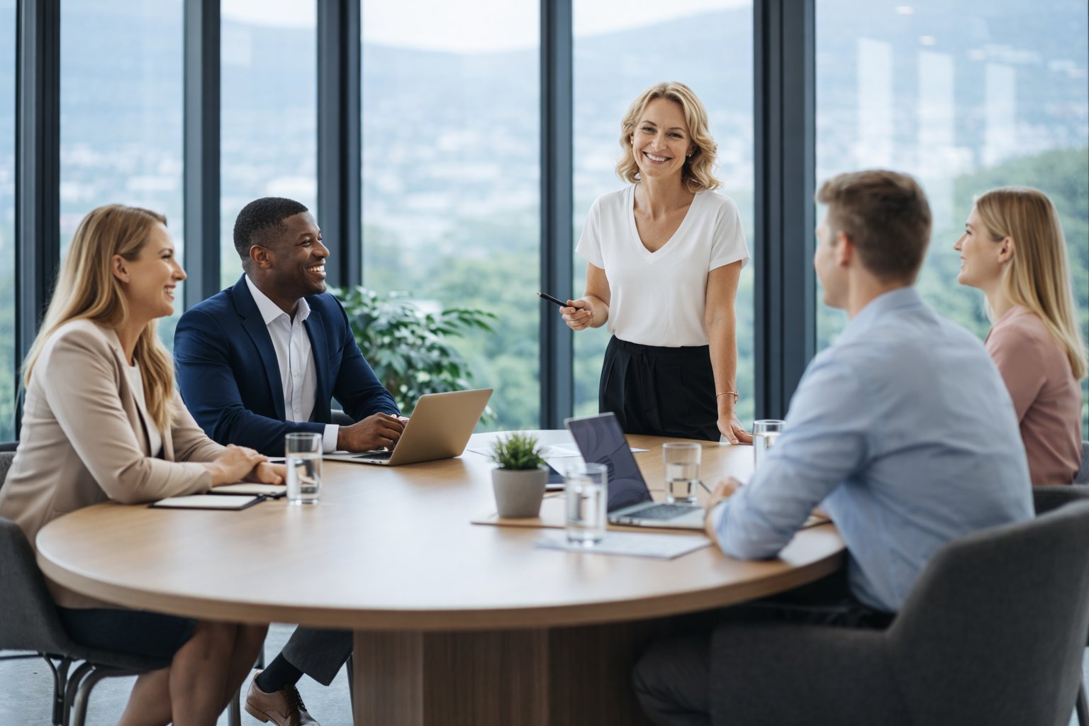 Stiftungsverantwortliche im Gespräch